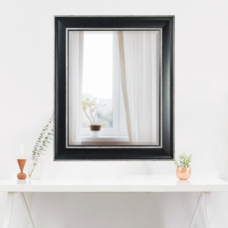 Winston Porter Horizontal Rectangle Framed Wall Mirror & Reviews